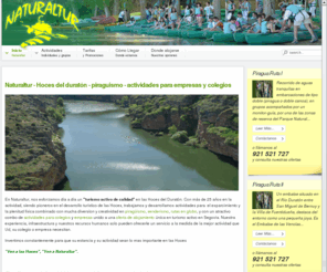 hocesdelduraton.net: Bienvenidos
Naturaltur, turismo activo en las Hoces del Duratón, empresa pionera en las Hoces con mas de veinte años en la actividad deportiva, recreación y capacitación.Realizamos todo tipo de actividades para grupos individuales, empresas y colegios