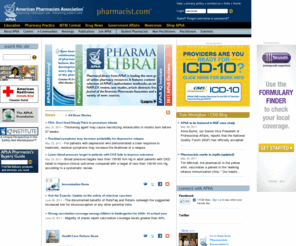 pharmacist.com: Pharmacist.com | Your Access to the World of Pharmacy and home of the American Pharmacists Association APhA
Pharmacist.com is the home of the American Pharmacists Accociation and features your top source for pharmacy news, pharmacist drug information, pharmacy jobs, pharmacist continuing education, and pharmacy books and resources