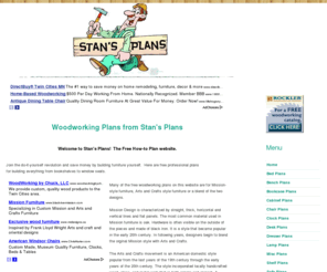  woodworking plans. Mission style furniture plans and arts and crafts