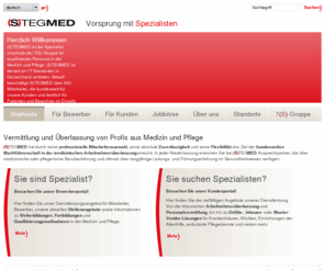 stegmed.de: Medizinisches und Pflegepersonal - (S)TEGMED - Arbeitnehmerüberlassung, Personalvermittlung, Outsourcing
