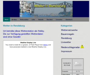 wetter-in-rendsburg.de: web site
Private Wetterstation Rendsburg