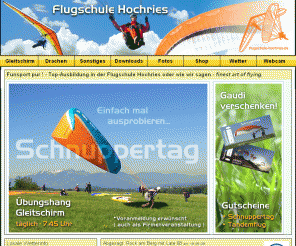 flugschule-hochries.de: Paragliding Flugschule Hochries: Gleitschirm und Drachen fliegen lernen auf der Hochries
Paragliding Flugschule Hochries: Gleitschirm und Drachen fliegen lernen auf der Hochries (Chiemgau - Bayern)