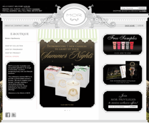 morcosmetics.co.uk: MOR - Beauty Products | Scented Candles | Womens Fragrances | Lip Balm | Soaps - MOR Cosmetics
MOR Cosmetics is world renowned for wonderfully fragranced and packaged beauty and body products including candles, lip balm, lip gloss, womens fragrances, soaps, body butter, hand & body products and hand cream.