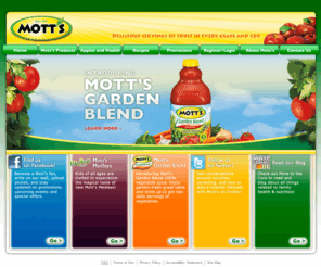 mottsproducts.com: Mott's®
Mott's is the leading producer of healthy apple sauce and fruit juices for kids and adults.