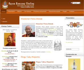 okc-net.org: Home |  | Les, Sur, Rinpotch, Dimanche, Dzong
Khentchen Péma Shérab Khenchen Pma Shrab Khenchen Pma Shrab poursuivra cette anne l'enseignement du Bodhicaryavattara,  La marche vers...