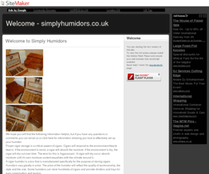 simplyhumidors.co.uk: Welcome - simplyhumidors.co.uk
Cigars humidors at Simply Humidors