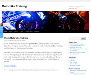 motorbike-training.info: Motorbike Training | Motorcycle Course | Bike Licence
Information for your Motorbike Training, Bike Licence and Motorcycle Course needs.