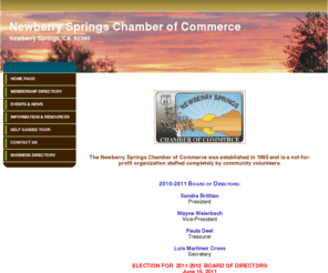 newberryspringscoc.com: Newberry Springs Chamber of Commerce
Newberry Springs Chamber of Commerce