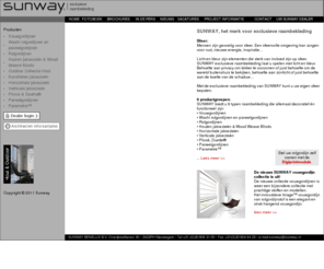 sunway.com: SUNWAY, het merk voor exclusieve raambekleding
Exclusieve raambekleding van Sunway. Bekijk onze uitgebreide collectie Rolgordijnen, Vouwgordijnen, Paneelgordijnen, Jaloezieën, Washi rolgordijnen, Washi paneelgordijnen, Horizontale jaloezieën, Verticale jaloezieën, Houten jaloezieën, Wood Weave Blinds, Plisse, duette en silhouette shades.