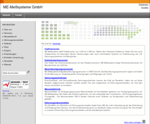 me-systeme.de: Kraftsensoren / Messverstärker / Dehnungsmessstreifen
Sensoren der ME-Meßsysteme GmbH