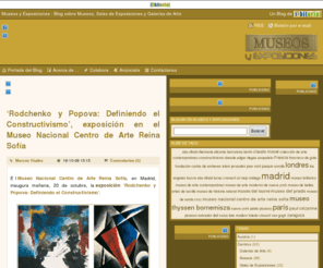 museosyexposiciones.com: Museos y Exposiciones
Blog sobre Museos, Salas de Exposiciones y Galerías de Arte