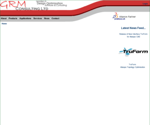 nonlinear-topology.com: GRM Consulting Ltd - Leader in Design Optimisation Software & Consulting
GRM Consulting Ltd - Leaders in Design Optimisation Software & Consulting