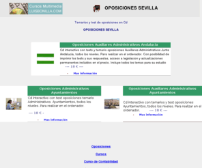 oposicionessevilla.com: Oposiciones Sevilla
Informacion, convocatoria, temario y test Oposiciones Sevilla
