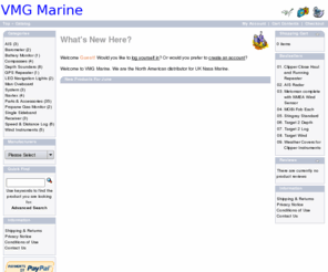 vmgmarine.com: VMG Marine
VMG Marine is the North American distributor for Nasa Marine instrument based in the UK.