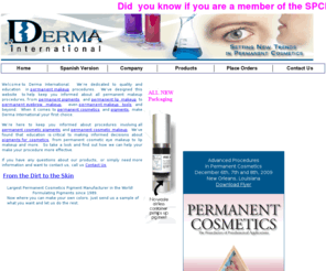 dermamedicalinternational.com: Makeup, permanent makeup, permanent lip makeup, permanent pigments, permanent cosmetic pigments
Derma-International offers you a makeup alternative, in our permanent makeup selection you will find permanent lip makeup, permanent pigments, fashion permanent cosmetic pigments, and so much more.