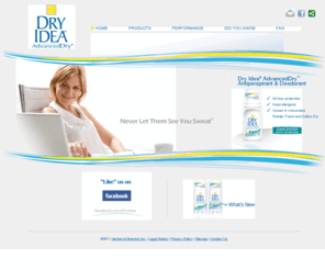 dryidea.com: Women's Deodorant & Antiperspirant | Dry Idea | Advanced Dry
Dry Idea women's deodorant and antiperspirant offer clinical strength protection that prevents and blocks body odor and excessive sweating.