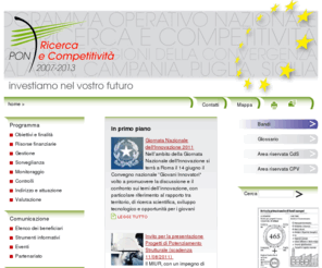 ponrec.it: PON, Ricerca e Competitività, 2007/2013 - Home page
PON, Ricerca e Competitività, 2007/2013 - Home page - 