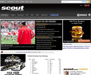 scouttennis.com: Scout.com - College and High School Football, Basketball, Recruiting, NFL, and MLB Front Page
The Scout.com Network covers college, NFL, MLB, high school, recruiting, and much more