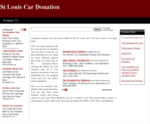 stlouiscardonation.com: St Louis Car Donation
Looking to donate your pre-owned vehicle in the St. Louis area? You have come to the right place.