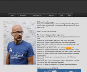 veeck.de: Michael Veeck's Homepage
This is the homepage of Michael Veeck.