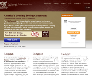 zoning.biz: PZR Report® | Zoning Reports, Documents, Letters and Information by The Planning and Zoning Resource Corp. | Zoning Consultant
America's Leading Zoning Consultant, Creator and Sole Provider of the PZR Report® . Download sample Zoning Report.