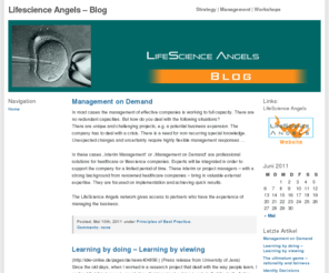 lifescience-angels-blog.com: Lifescience Angels – Blog
Lifescience Angels – Blog - Strategy | Management | Workshops