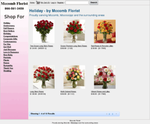 mccombflorist.com: Mccomb Florist :: Holiday
Mccomb, your local Mccomb florist, sends fresh flowers throughout the Mccomb, MS area.  Mccomb florist offers same-day flower delivery on all arrangements.