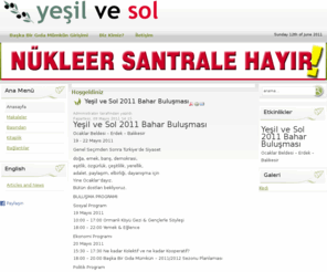 yesilvesol.org: Yeşil ve Sol - Anasayfa
