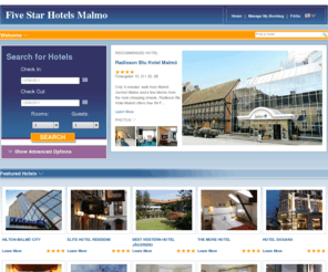 fivestarhotelsmalmo.com: Five Star Hotels Malmo
One of the largest cities in Sweden, Malmo offers a wide range of hotels to visitors.  Here we profile those five star hotels Malmo has available to book online.