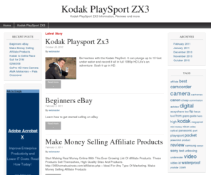 kodakplaysportzx3.net: Kodak PlaySport ZX3
Kodak PlaySport ZX3 Information, Reviews and More