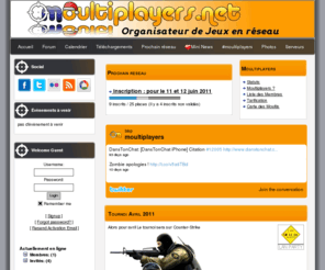 moultiplayers.net: moultiplayers.net: News
Association Moultiplayers, tournois, LAN jeux vidéo en réseau à Bourges dans le centre de la France. Forums, petites annonces, newsletter et revues de presse.