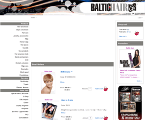 wigscomnet.com: e-parduotuvė  @ Baltic hair :: perukai, tresai, plaukai per 5 min, plaukai priauginimui, šukuosenos, prisegami plaukai, sinjonai, blakstienų priauginimas, papuošalai
e-parduotuvė  Baltic hair shop, perukai, tresai, plaukai per 5 min, plaukai priauginimui, šukuosenos, prisegami plaukai, sinjonai, blakstienų priauginimas, papuošalai. Baltic hair - šiuo metu grožio pramonėje gerai žinomas vardas. Kai prieš ketverius metus įžengėm į Lietuvos rinką, buvome nusibrėžę savo veiklos gaires, numatę tam tikrus siekius bei tikslus. Šiandien ir sau, ir Jums – su mumis bendradarbiaujantiems – galime prisipažinti, jog pasiekėme daugiau negu buvome numatę. Žinoma, tuo labai didžiuojamės. Šia sėkme norime pasidalyti ir su Jumis.