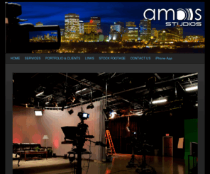 amosstudios.com: HOME -
Video production company located in Edmonton, Alberta, Canada, specialized in corporate videos, commercials, and promotional pieces.