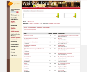 weinbauforum.de: Weinbauforum ::
Alles über Garten, Gartenbau, Landwirtschaft