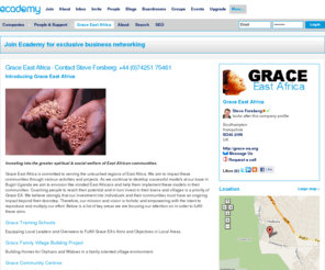 steveforsberg.org: Ecademy Companies - Grace East Africa
Connect with Steve Forsberg & Grace East Africa at Ecademy.