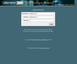 daterides.com: Coming Soon!
Page built with the FREE SohoStudio Software solution.