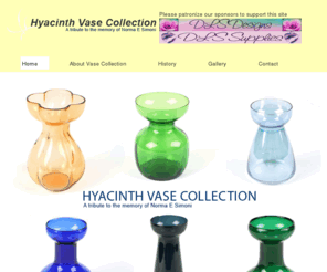 hyacinthvases.com: Hyacinth Vase Collection
Hyacinth vases to grow bulbs outside the ground in a controlled environment.