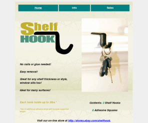 shelfhook.net: Shelf Hook
The perfect product to hang anything!