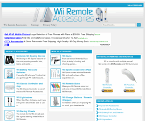 wiiremoteaccessories.com: Wii Remote Accessories | Wii Accessories | Wii Remotes
Enhance your gaming experience with the best Wii Remote Accessories.  Wii Guns, Wii Wheels, Wii Remote Chargers, and more...