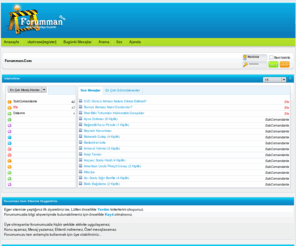 forumman.com: Forumman.Com
Bilgi Paylaştıkça Güzeldir sloganı ile faydalı bilgi paylaşmayı amaç edinen bir forum.