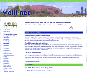 welli.net: Wellensittich-Portal Welli.net: Für alle, die Wellensittiche lieben
Welli.net bietet viele Informationen über Wellensittiche zu Haltung, Ernährung und Krankheiten mit Wellensittich-Forum, Blog und Quiz - für alle die Wellensittiche lieben.