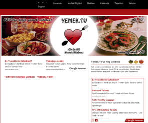 yabancitv.com: Yemek.TV - Görüntülü Yemek Kitabı | Videolu Yemek Tarifleri
Türk ve dünya mutfaklarından yüzlerce videolu yemek tarifi Yemek.TV sitesinde! İzleyin, öğrenin, pişirin; sevdiklerinizi etkileyin!