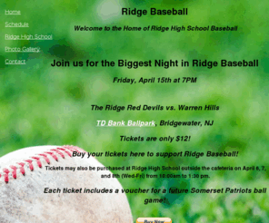 ridgehsbaseball.com: Ridge Baseball
Ridge High School Baseball
