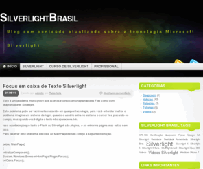 silverlightbrasil.com: Silverlight « Brasil
Brasil