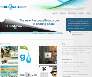 theresonategroup.net: The Resonate Group
The Resonate Group helps ministries shape their vision and mission into meaningful, strategic and innovative brands that resonate. We blog about it at ResonateOrDie.com. We hope you find it a great tool for your church or ministry