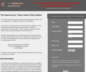 glasshousejail.net: "The Glass House" Parker Center Police Station Jail Facility & Inmate Information
"THe Glass House" Parker Center Police Station Jail Facility Bail and Inmate Information 24 Hours A Day. Call The Bail Hotline at (213) 893-2626.