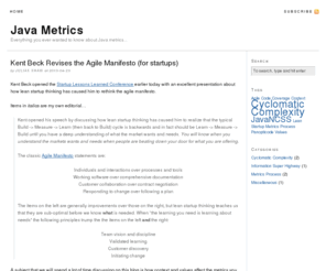 java-metrics.com: Java Metrics – Everything you ever wanted to know about Java metrics…
Learn how to use Java metrics to write better software, including what metrics to gather, how to collect, interpret, and visualize them and tool reviews.