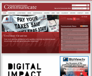 communicatemagazine.com: Communicate Magazine
Communicate Magazine, the single voice for corporate communications and stakeholder relations