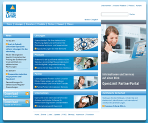 openlimit.org: OpenLimit: Elektronische Rechnung und Langzeitarchivierung mit digitaler Signatur.
Elektronische Rechnungslegung, Langzeitarchivierung, sichere Geschäftsprozesse mit zertifizierter Software für digitale Signaturen und Identitäten.