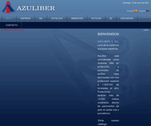 porceliber.org: AZULIBER 1, S.L. cuna de la cerámica azulejera española.
AZULIBER 1, S.L. cuna de la cerámica azulejera española., Azuliber está considerada como empresa líder en producción y suministro de arcillas rojas atomizadas con una producción superior a 1.000.000 de toneladas al año. Producimos también más de 12.000 metros cuadrados diarios de pavimentos de gres en pasta roja y porcelánico.